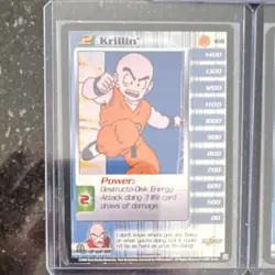 Krillin - Dragon Ball Z TCG Power Cards Score 2006 Lot of 3 - Image 3