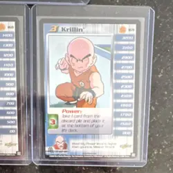 Krillin - Dragon Ball Z TCG Power Cards Score 2006 Lot of 3 - Image 4