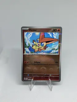 2025 Pokemon Victini 208 White Flare Full Art Black Star Promo Card NM+ - Image 4