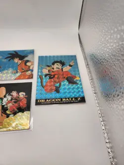 1996 JPP/Amada Dragon Ball Z Prism Prizm Holo Cards Lot of 5 MP DBZ - Image 4
