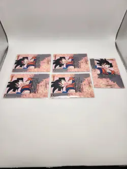 1996 JPP/Amada Dragon Ball Z Prism Prizm Holo Cards Lot of 5 MP DBZ - Image 5