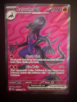 Salazzle Ex Full Art 101/088 - Pokemon TCG Perfect Order - Holo Card English - Image 1