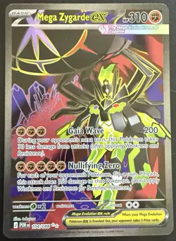 Pokemon TCG Cards Mega Zygarde ex 104/088 Perfect Order FA Ultra Rare Holo NM-M - Image 1