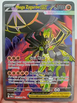 Mega Zygarde Ex 104/088 Ultra Rare Holo NM ME: Perfect Order Pokemon TCG - Image 1