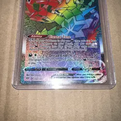 Pokemon TCG Eternatus VMAX Darkness Ablaze Holo Card 192/189 Secret Rare - Image 2