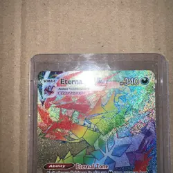 Pokemon TCG Eternatus VMAX Darkness Ablaze Holo Card 192/189 Secret Rare - Image 3