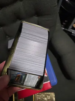 mtglot Final Fantasy , Turtles , Spiderman around 1200ish cards in the tins - Image 1