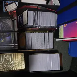 mtglot Final Fantasy , Turtles , Spiderman around 1200ish cards in the tins - Image 3