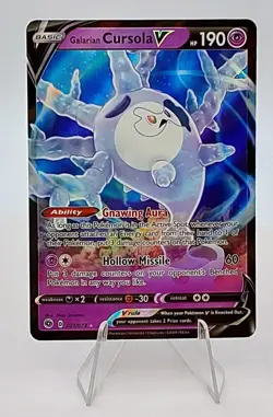 Galarian Cursola V 021/073 Champion's Path 2020 Pokemon Card - Image 1