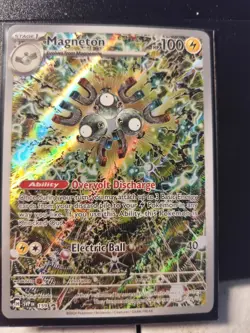 Pokemon TCG Magneton 159 Scarlet & Violet Promo Card Holo NM Condition, unsealed - Image 1