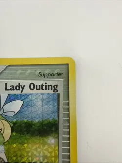 Lady Outing 87/107 EX Deoxys Reverse Holo Uncommon Stamped Pokemon Card - Image 4