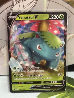 Venusaur V SWSH100 SWSH: Sword & Shield Promo Cards Holo - Image 1