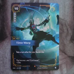 League of Legends Ekko Time Warp Spell 122/298 Kudos Productions Regular Card - Image 1