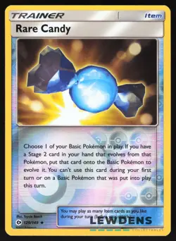 Rare Candy - 129/149 - Reverse Holo Uncommon - Sun & Moon Base - Pokemon Card - Image 1