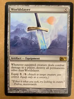 MTG 1x Worldslayer # 222 Core Set 2012 M12 Modern Magic the Gathering Card x1 LP - Image 1