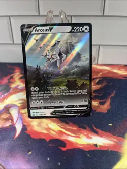 Arceus V SWSH204 Black Star Promo Ultra Rare Pokemon Card NM - Image 1