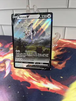 Arceus V SWSH204 Black Star Promo Ultra Rare Pokemon Card NM - Image 2