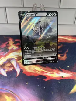 Arceus V SWSH204 Black Star Promo Ultra Rare Pokemon Card NM - Image 3