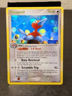 Porygon2 Reverse Holo Stamped 2005 Pokemon Card 12/115 Unseen Forces Tcg Collect - Image 1