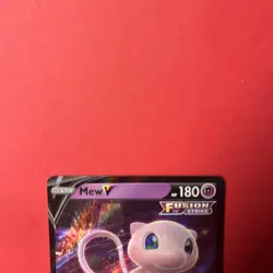 Pokemon TCG Crown Zenith Mew v Holo Ultra Rare Card 060/159 Near Mint NM - Image 3