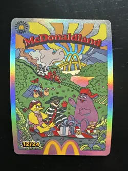 2026 McDonald’s Cards Promo 12/24 Full Art Super Rare Chase Card McDonaldland - Image 1