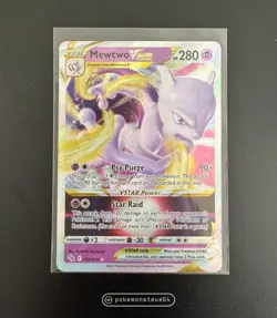 Mewtwo VSTAR 031/078 - Sword & Shield Pokemon Go - Ultra Rare Pokemon Card - NM - Image 1