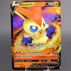 Victini V - SWSH104 Holo Promo SWSH: Sword & Shield Promo Cards NM - Image 1