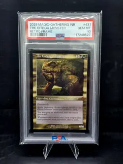 2025 Magic The Gathering The Gitrog Monster Retro Frame PSA 10 - Image 1