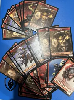 Goblin Tokens Mtg Set Of Eight (8) - Image 1