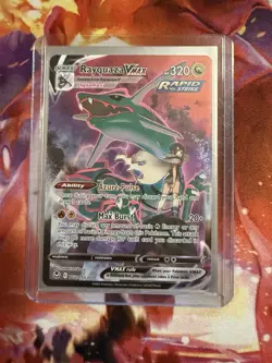 Pokemon Rayquaza VMAX TG20/TG30 Ultra Rare Full Art Rapid Strike Holo 320 HP - Image 1