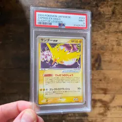 PSA 9 Zapdos ex 038/054 UNLIMITED POP 60 Flight of Legends Japanese Pokemon Card - Image 1
