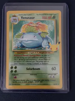 Pokemon TCG Venusaur Holo Rare Card 15/102 Celebrations 25th Anniversary Edition - Image 1