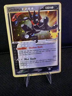 Greninja Gold Star SWSH144 - Pokemon Celebrations Black Star Promo NM - Image 1