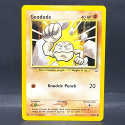 2000 POKEMON NEO REVELATION GEODUDE 44/64 (LP) COMMON - Image 1