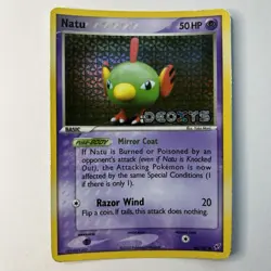 Natu 66/107 - ex Deoxys Stamped Reverse Holo Pokemon TCG MP Yuka Morii - Image 1