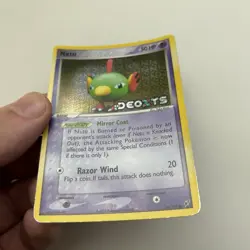 Natu 66/107 - ex Deoxys Stamped Reverse Holo Pokemon TCG MP Yuka Morii - Image 2