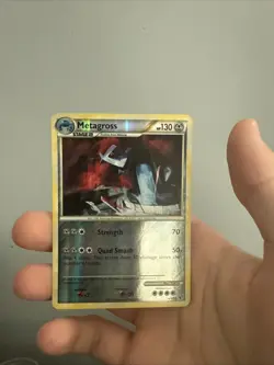 LP Pokemon Metagross 18/90 Undaunted HGSS Reverse Holo - Image 1