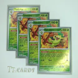 Thwackey 015/167 REVERSE HOLO x4 Playset 4x Pokemon SV Twilight Masquerade TWM - Image 1