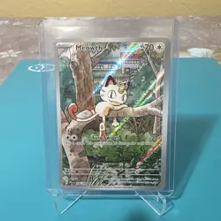 Pokemon TCG Meowth 106/094 Illustration Rare Phantasmal Flames Near Mint - Image 1