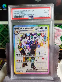 Pokemon TCG Umbreon ex SVP176 Scarlet & Violet Promo Holo EX 280HP PSA 9 English - Image 1