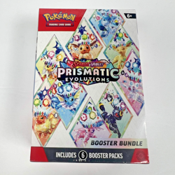 Pokemon TCG SV8.5 Prismatic Evolutions Booster Bundle 6 Packs - Factory Sealed - Image 1