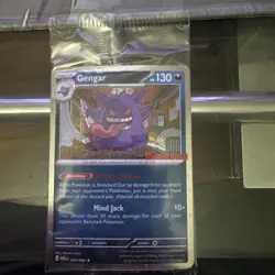 Pokemon TCG Gengar GameStop Exclusive Stamped Promo Sealed - Image 1