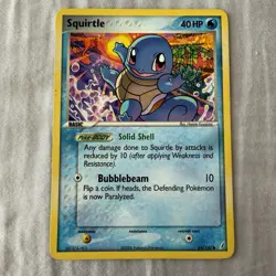 Pokemon Squirtle 64/100 EX Crystal Guardians Common - Image 1