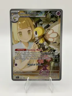 Lillie's Ribombee 164/159 Pokemon TCG S&V Journey Together Illustration Rare - Image 1