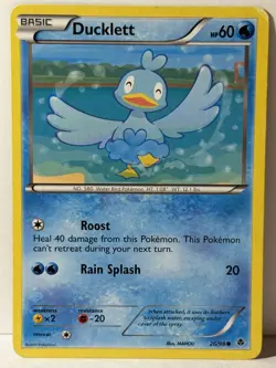 Ducklett 26/98 Emerging Powers NM Pokemon Fast Shipping - Image 1