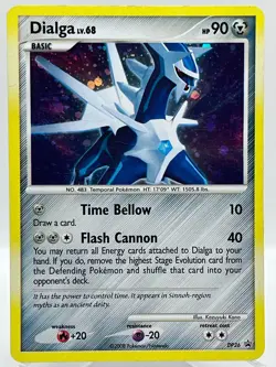 Dialga DP26 Holo Black Star Promo Diamond Pearl Vintage Pokemon TCG Card - Image 1