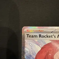 Team Rocket's Ariana 237/182 SIR Full Art Holo Sv10: Destined Rivals Pokemon TCG - Image 3