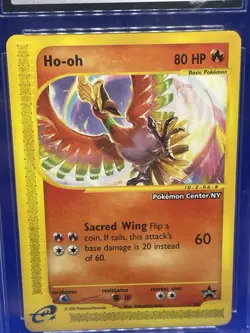 HO-OH CGC 10 2002 POKEMON WIZARDS BLACK STAR PROMOS BSP #52 CENTER NEW YORK 270 - Image 2