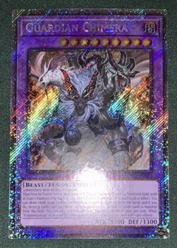 Yugioh Guardian Chimera RA02-EN023 Platinum Secret Rare 1st Ed NM w/Tracking - Image 2