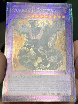 Yugioh Guardian Chimera RA02-EN023 Platinum Secret Rare 1st Ed NM w/Tracking - Image 5